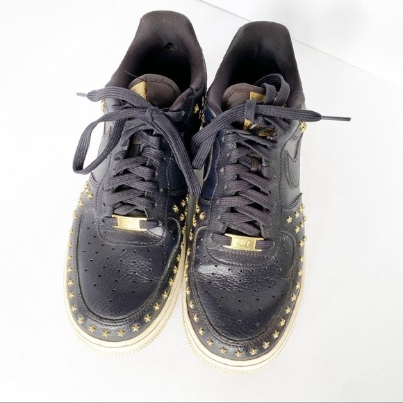 Nike Air Force 1 ‘07 XX Star Studded Oil Grey 9.5 - Picture 6 of 9